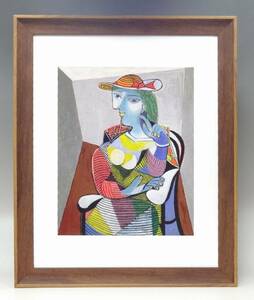 新品☆額付アートポスター◇パブロ・ピカソ☆Pablo Picasso☆絵画☆壁掛け☆インテリア☆キュビスム☆32