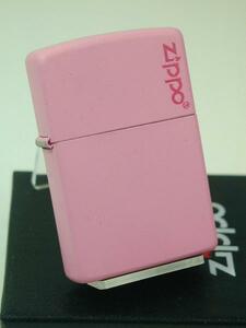 Zippo ピンクマット（桃無地）ジッポーロゴ#238レギュラー新品