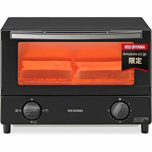 新品 アイリスオーヤマ ブラック ZOT-012-B 1000W 温度調節3段階 2枚 オーブントースター トースター 26