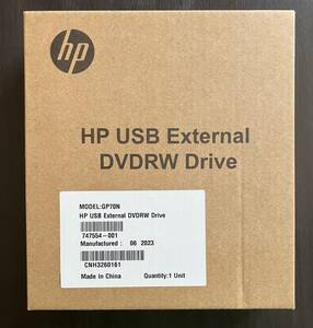 HP USB External DVDRW Drive／MODEL：GP70N