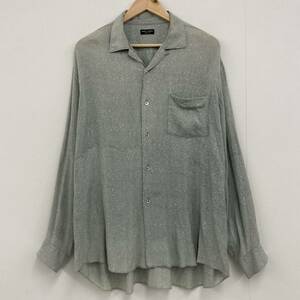 レア 最初期 80s コムデギャルソンオムプリュス 総柄 オープンカラー シャツ 長袖 開襟 総柄 HOMME PLUS VINTAGE archive 3040325