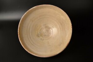 【 ビザンチン陶器　黄釉渦巻文鉢　11～14世紀頃　海揚がり品 】