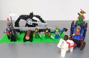 レゴ LEGO 6042 護送車 クルセイダー ゴーストナイト アイデアブック250 石切り用水車場 水力製材機 森の人 フォレストマン ミニフィグ