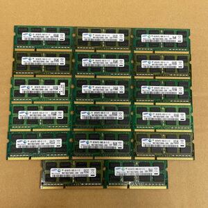 キ87 SAMSUNG ノートPCメモリ 4GB 2Rx8 PC3-10600S 17枚
