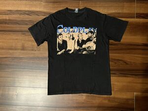 スペシャル2000s COLDPLAY コールドプレイ ビンテージフォトTシャツL バンドT USA製 ブラック 黒 オルタナティブロック UKロック90s