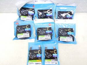 B47 MCO ミヨシ 8本セット USB-A ⇔ USB-Cケーブル [充電 /転送 /USB2.0] ブラック 4m6本 1m2本 USB-CA240/BK