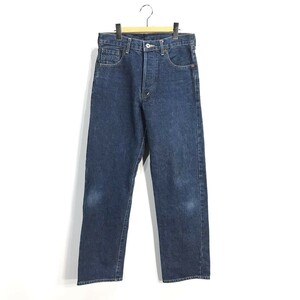 希少モデル 当時物 リーバイス Levis 日本製 J22刻印 復刻 701 xx デニム パンツ W31L33 インディゴ Big E 赤耳 ビンテージ 90年代 濃紺