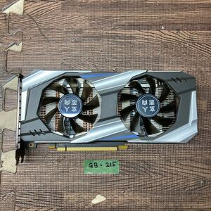 GK 激安 GB-215 グラフィックボード 玄人志向 NVIDIA GeForce GTX1060 OC PCI-E 3GB GDDR5 192Bit 認識.画像出力のみ確認 中古品 同梱可能