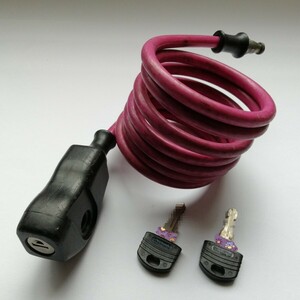 ABUS アバス コイルケーブルロック　COIL CABLE LOCK 　　　出品番号１