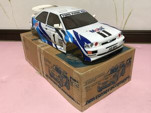 送料無料　当時物　1/10 タミヤ フォード エスコート RS コスワース ラリーカー ラジコンボディ TAMIYA FORD ESCORT COSWORTH RALLY CAR