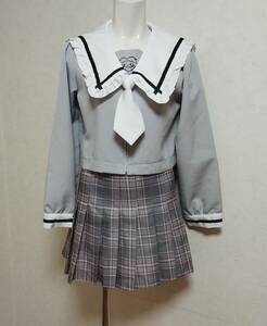 新品　M　シナモロール シナモン セーラー襟ブラウス　なりきり制服 グレー　サンリオ　majoretty マジョレッティ