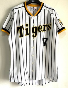 阪神タイガース　復刻ホームレプリカユニフォーム#7　今岡誠　L　刺繍