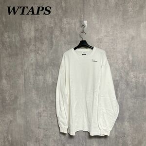 WTAPS VISUAL UPARMORED 長袖Tシャツ 03 ロンT 白 ホワイト ダブルタップス