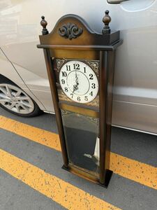振り子時計 柱時計 アンティーク 昭和レトロ 掛け時計 SEIKO 札幌手渡し可能　美品