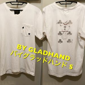 Sサイズ！BY GLADHAND(バイグラッドハンド ) 古着半袖ポケット付きVネックTシャツ ポケットTシャツ