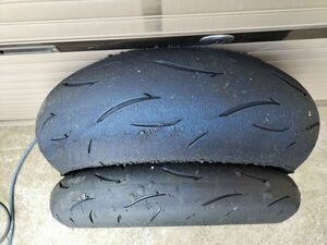 DUNLOP D212 M 前後セット ② 120/70R17 200/55R17 22年製 【CBR R1 GSX-R ZX-10R V4R S1000RR】