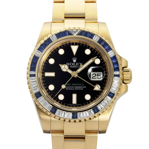 ロレックス ROLEX GMTマスターII 116748SA ブラック文字盤 中古 腕時計 メンズ