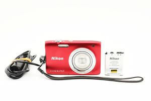 【動作良好美品★】ニコン Nikon COOLPIX S2900 4.6-23.0mm 1:3.2-6.5 コンパクトデジタルカメラ #M10387
