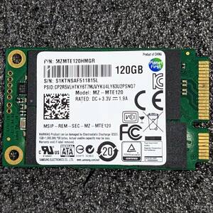 【中古】SAMSUNG 840 EVO 120GB MZMTE120HMGR [mSATA TLC]