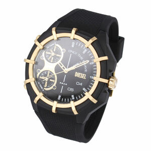 【新品】ディーゼル DIESEL 腕時計 DZ1987 メンズ FRAMED フレームド クオーツ ブラック/ゴールド ブラック