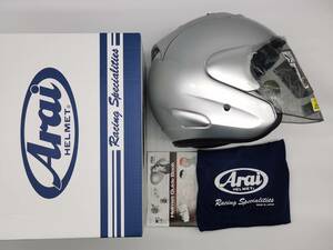 Arai アライ SZ-RAMⅢ ALUMINA SILVER アルミナシルバー SZ-RAM3 ジェットヘルメット XOサイズ