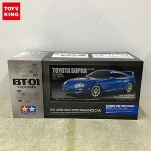 1円〜 タミヤ 1/10 電動RC 2WDレーシングカー トヨタ スープラ JZA80 BT-01 シャーシ