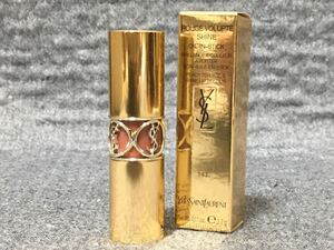 G4C129◆新品同様◆ イヴ・サンローラン YSL ルージュ ヴォリュプテ シャイン No.147 ROSE CARACO 口紅 3.2g