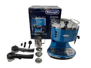 1円スタート 最落無し DeLonghi　デロンギ　EC0310B　エスプレッソ・カプチーノメ－カ－ 現状品