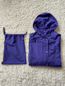 emita club 紫　パープル　保存袋付　羽織り　コート　ジャケット