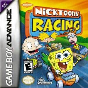 ★送料無料★北米版 Nicktoons Racing スポンジ ボブ ゲームボーイアドバンス GBA