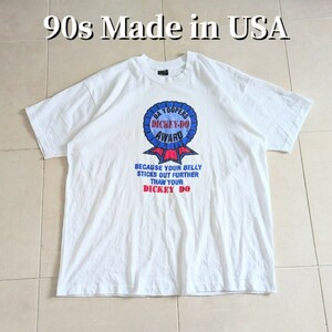 90s　USA製 Dickie-Do Award プリントTシャツ XXL