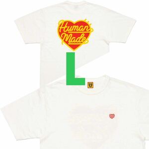 【新品 白L 24SS HUMAN MADE HEART BADGE T-SHIRT】 ヒューマンメイド tシャツ ハート ロゴ logo nigo kaws verdy girls don