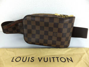 C206 良品 ルイヴィトン N51994 ジェロニモス ボディバッグ ダミエ・エベヌ LOUIS VUITTON ショルダーバッグ ボディバッグ