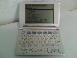 CASIO 　カシオ 電子辞書 XD-V6200／広辞苑／百科／俳句／英語／IT用語 ★動作品！訳アリ