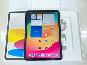 新品同等品　SIMフリー　iPad (第10世代）　64GB　シルバー　バッテリー100％（充電回数5回）　箱付属品付き　管理番号：4-22【安心保証】