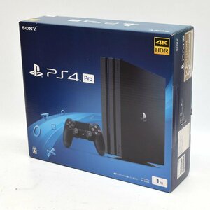 【訳あり品】SONY PlayStation4 Pro 本体 1TB ジェット・ブラック CUH-7200BB01 HDMIケーブル欠品【1円～】【送料無料】 [S207615]