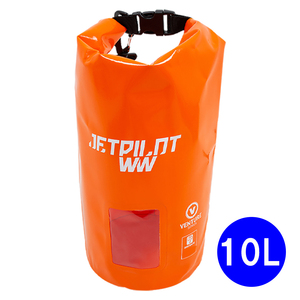 JETPILOT(ジェットパイロット)　VENTURE 10L DRY SAFE BAG　ウォータープルーフバッグ　Orange（10リッター）＃ACS21910