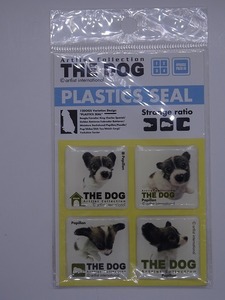 THE DOG PLASTICS SEAL Papillon 未使用 プラスティック シール パピヨン