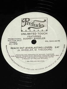 Unlimited Touch Featuring Audrey Wheeler - Reach Out ,Prelude Records - PRL D410 ,Vinyl ,12, 33 1/3 RPM ,Promo ,Stereo US 1984