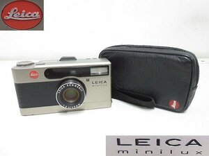 S3047S LEICA ライカ minilux ミニルックス SUMMARIT 1:2.4/40mm コンパクト フィルムカメラ ケース付き