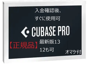 【正規品】Cubase pro13　最新版　12も起動可　＋オマケ