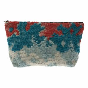 Greed International / グリードインターナショナル | MALHIA CLUTCH BAG クラッチバッグ | オレンジ/ライトブルー/ホワイト