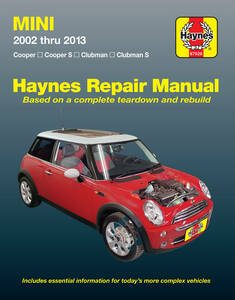 ヘインズ 整備書 MINI ミニ クーパー 2002-2013 HAYNES 整備 修理 サービス マニュアル リペア リペアー 要領 ^在