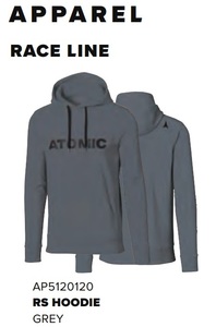 40%OFF!★ATOMIC2024★RACE LINE/RS HOODIEグレー*AP5120120 Size:ＸＬ