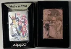 アニメキャラ　Zippo 2点セット　まとめ売り　未使用