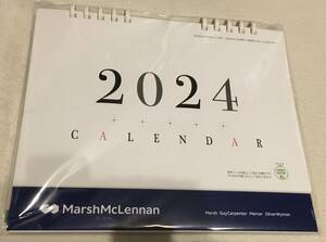 新品　 Marsh McLennan マーシュ・アンド・マクレナン　2024年　 卓上カレンダー