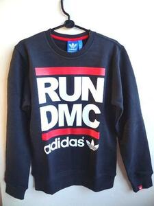 アディダス RUN DMC スウェット 黒 XS