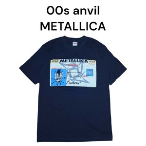 00s アンビル　METALLICA　両面ビッグプリントTシャツ　メタリカ