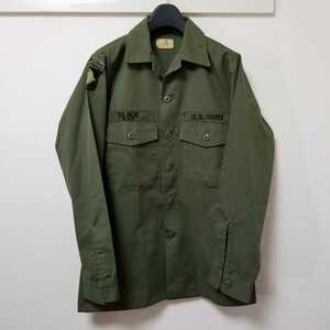 81年製 15 1/2×33 USARMY OG507 ミリタリーシャツ ユーティリティ ビンテージ 米軍 80s vintage シャツ ジャケット03I0902mel