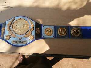 海外 送料込み 　高品質　WWWF 82’ Tag Team　プロレス　レスリング　チャンピオンベルト　 　レプリカ　